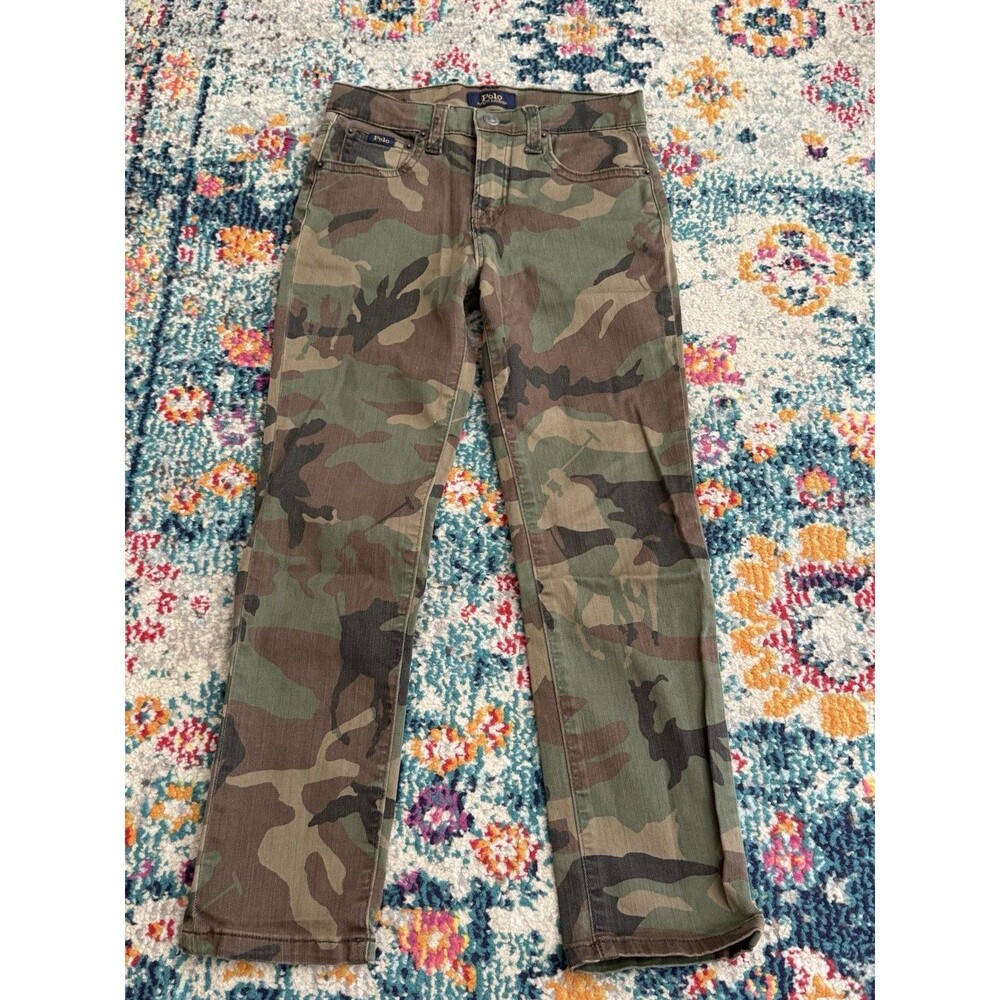 Polo Ralph Lauren Sullivan Slim Camo Stretch Jean Boys Size 6